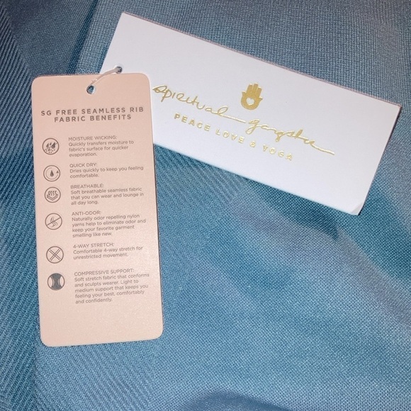 NWT Spiritual Gangster Icon High Waisted Legging size Med/Lg Lake Como - Picture 2 of 8